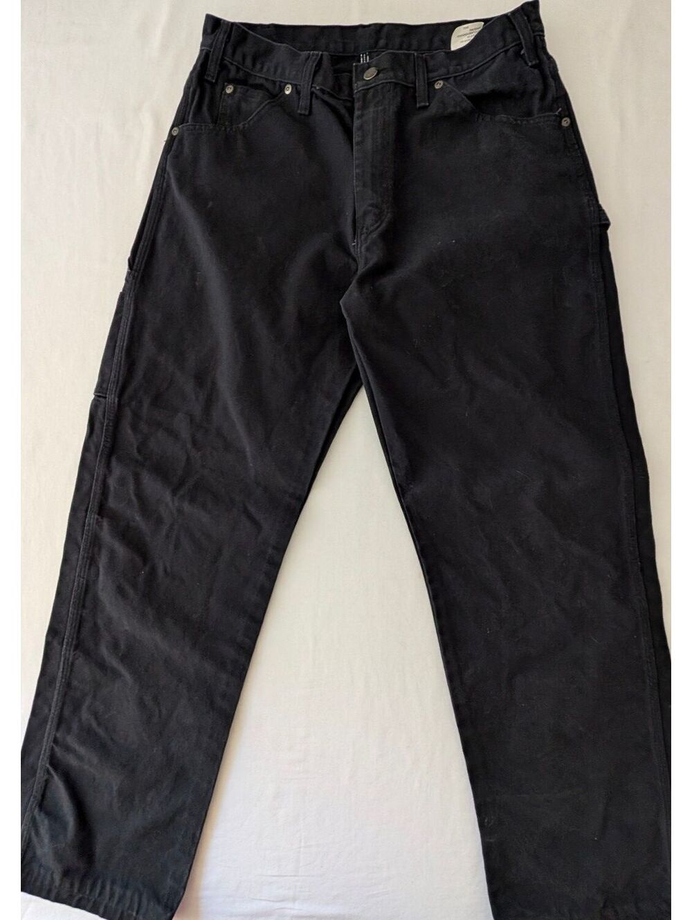 Dickies Black Work Pants 34x32 Relaxed Fit Durable Cotton